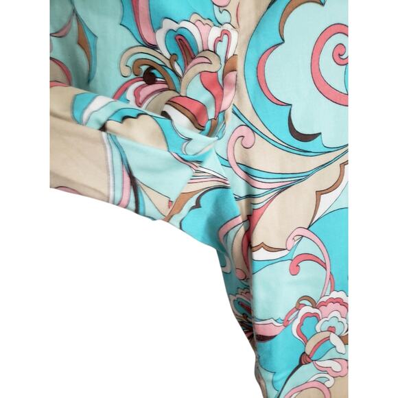 Trina Turk Retro Floral Paisley Print Bootcut Pants Size 2 - Picture 7 of 9